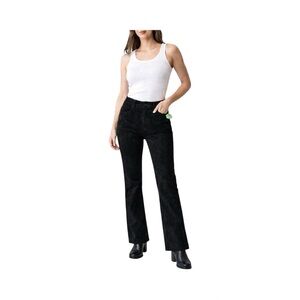 NWT Genuine Soft Suede Bootcut High Rise Pants Slim Leg ?Helmut Lang Vintage